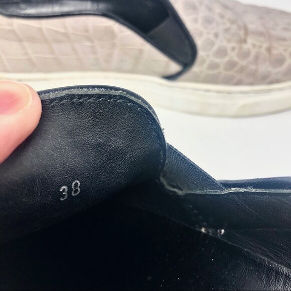 ZCD Montreal Nico Slip On Leather Sneakers Size 38 - Picture 9 of 9